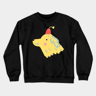 Dog Wearing Fez Crewneck Sweatshirt